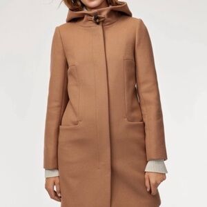 Aritzia Babaton Tan Wool and Cashmere Coat